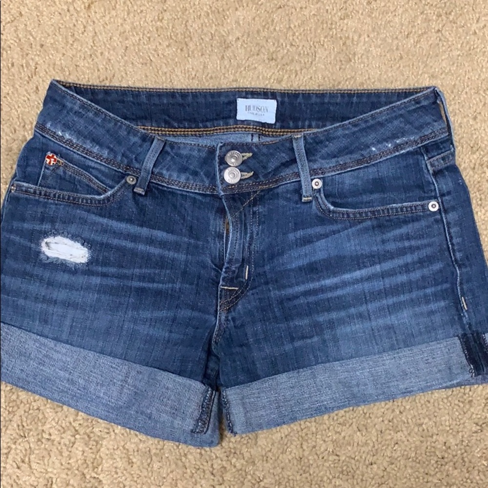Hudson Cut-Off Denim Shorts